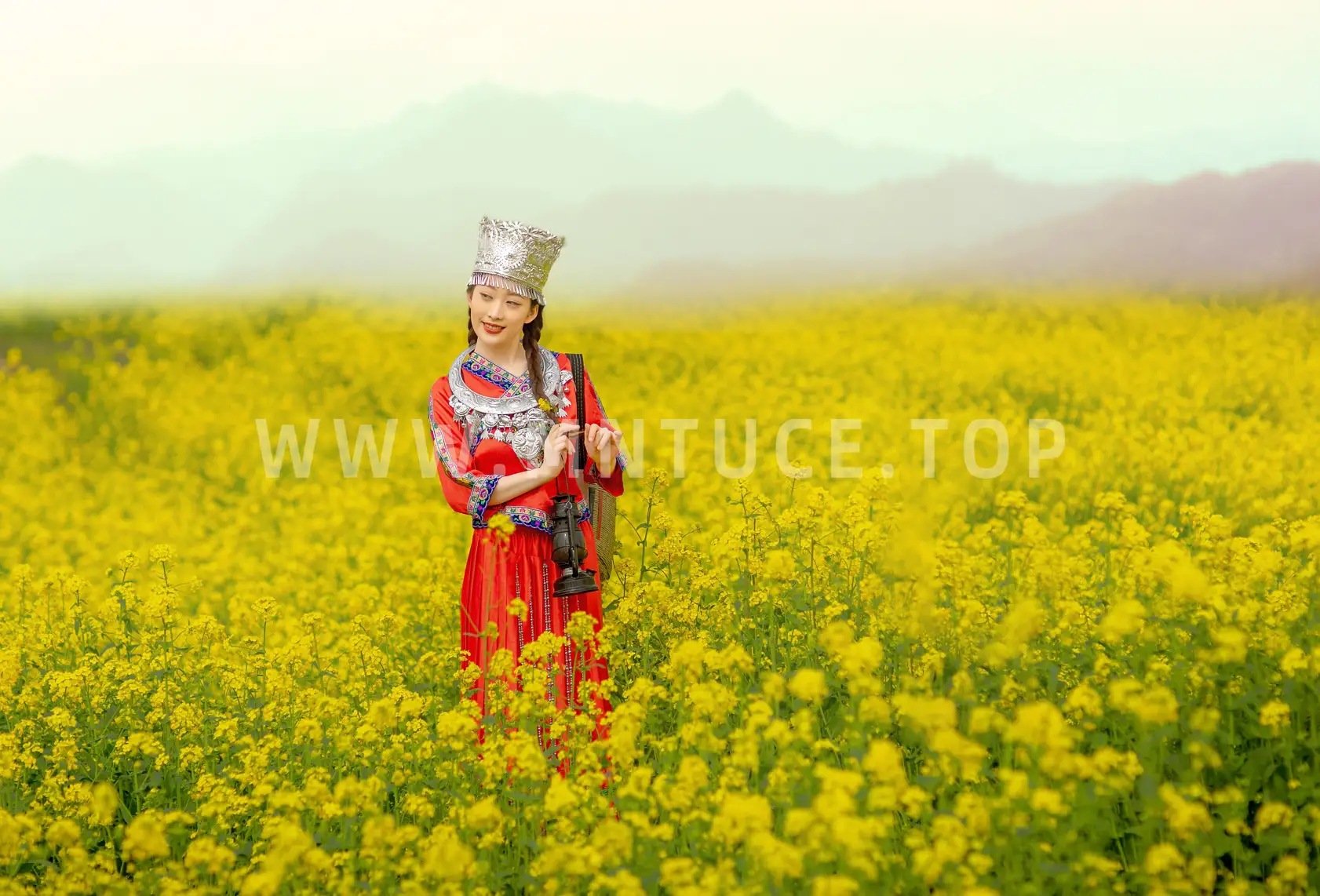 [YITUYU] 2021.11.09 Vol.432 – Rapeseed flowers bloom As one wishes#[33P]-19